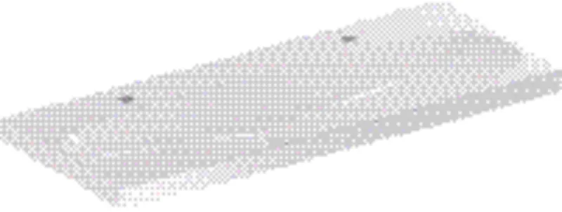 Waschtisch 120 x 48 cm, m. 2 Hahnloch ohne Überlauf design4YOU 2.0, weiß