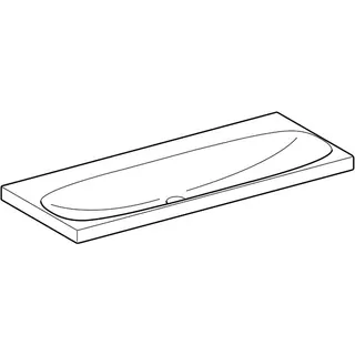 Waschtisch 120 x 48 cm, ohne Hahnlochohne Überlauf design4YOU 2.0, weiß – Bild 4
