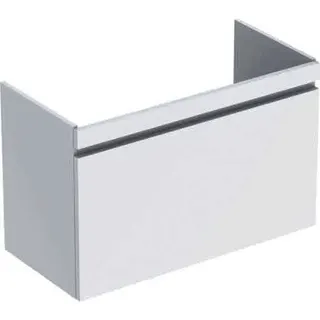 Geberit Renova Plan US f. Waschtisch, mit 1 Schublade u. Innenschubl., 83,2x60,6x44,6cm, weiß – Bild 2