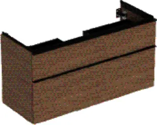 GE iCon Unterschrank für WT, 2 Schubl. 118,4x61,5x47,6cm, Eiche/Gr. Lava