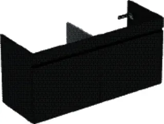 GE Renova Plan US f. DWT m. 2 Schubladen 2 Innenschubl., 122,6x60,6x44,6cm, lava