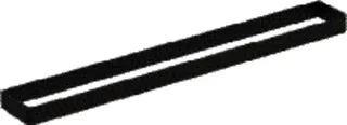 GE Handtuchhalter für Badmöbel 42,4x1,9x4,9cm, lava matt