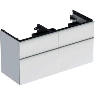 Geberit iCon Unterschrank für DWT, 4 Schubl. 118,4x61,5x47,6cm, weiß hgl/Gr.weiß matt – Bild 2