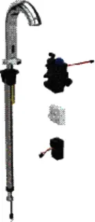 Geberit Waschtischarmatur Piave, Standmontage mit UP-Funktionsbox Netz mit Mischer