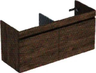 GE Renova Plan US f. DWT m. 2 Schubladen 122,6x60,6x44,6cm, Nussbaum hickory