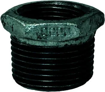 gebofittings Temperguss Gewindefittings 241 - Red.-Nippel 5" x 4", verz.