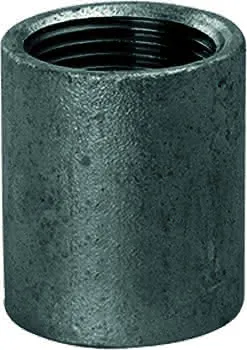 gebonipple, Stahlmuffe Stahlmuffe 3/8" - schwarz, ganze Länge