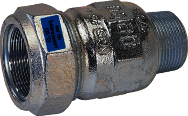 gebooriginal Temperguss-KLV Serie 151 Typ A 1" für Stahlrohr, Trinkwasser