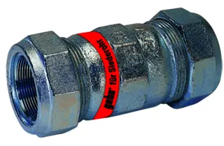 gebooriginal Temperguss-KLV Serie 150 Typ O 63,5 x 63,5 mm für Siederohr