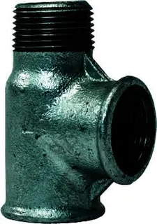 gebofittings Temperguss Gewindefittings 134 - T-Stück egal 1/2", verzinkt