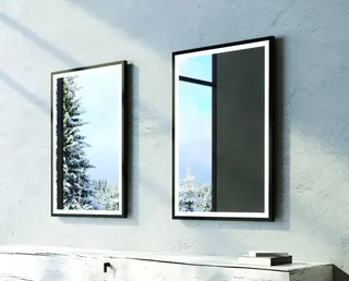 AS Colorato LED-Leuchtspiegel Breite 120 x Höhe 80 cm