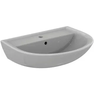 Ideal Standard Waschtisch Eurovit, 1 Hahnloch, mit Überlauf, 650x495x180mm, Weiß