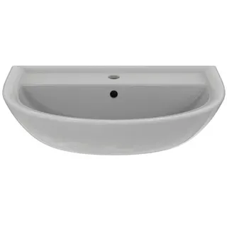 Ideal Standard Waschtisch Eurovit, 1 Hahnloch, mit Überlauf, 650x495x180mm, Weiß – Bild 2