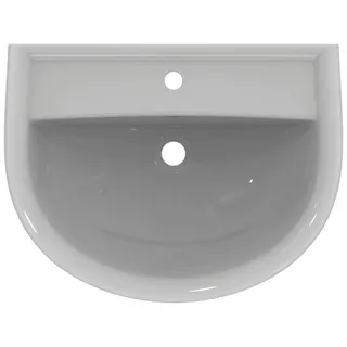Ideal Standard Waschtisch Eurovit, 1 Hahnloch, mit Überlauf, 650x495x180mm, Weiß – Bild 4
