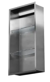 AS UP Regal mit LED-Beleuchtung TROCKEN 30 x 60 x 11,5 cm