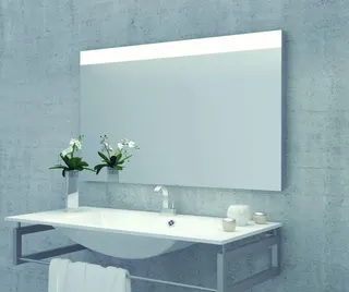 AS Satino-Top LED-Leuchtspiegel Breite 90 x Höhe 70 cm