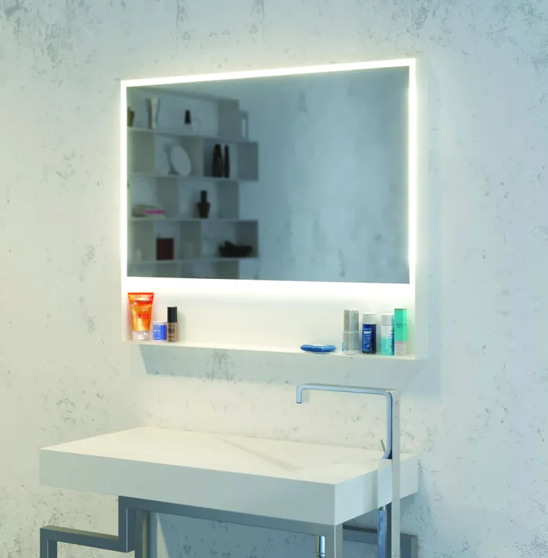 AS Sempre-Plus LED-Leuchtspiegel Breite 80 x Höhe 100 cm