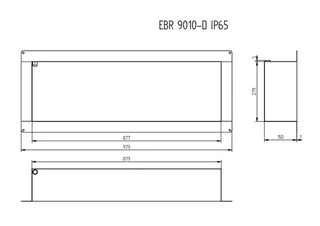 AS Einbaurahmen NASSBEREICH IP 65 100,4 x 40,3 x 15 cm – Bild 2