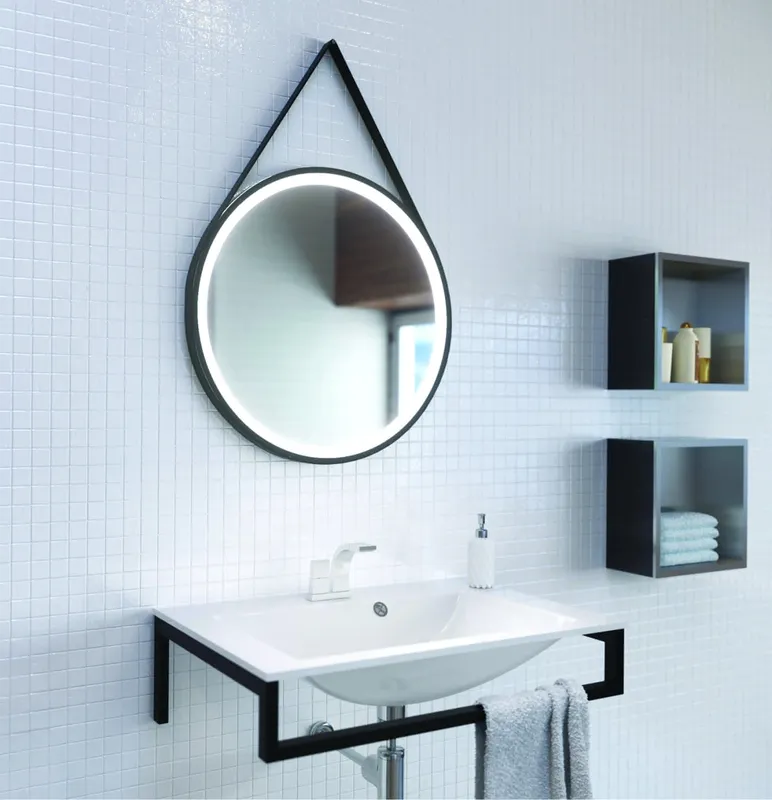 AS Eleganza LED-Leuchtspiegel 90 cm rund