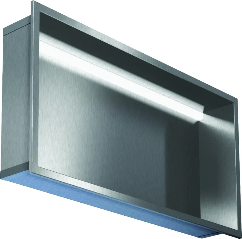 AS UP Ablage mit LED-Beleuchtung NASS 32,5 x 32,5 x 10 cm