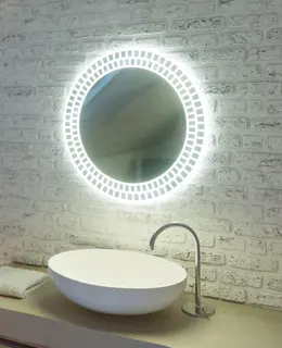 AS Segmenti LED-Leuchtspiegel 80 cm rund – Bild 2