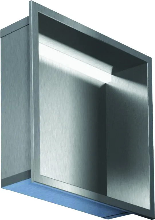 AS UP Ablage mit LED-Beleuchtung TROCKEN 60 x 30 x 10 cm