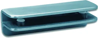 AS Glaspattenträger eckig 100 mm mit Stütze