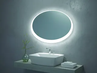 AS Topas LED-Leuchtspiegel Breite 120 x Höhe 80 cm