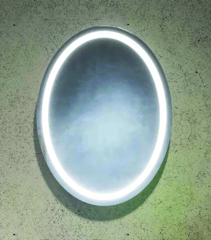 AS Ovalo LED-Leuchtspiegel Breite 45 x Höhe 80 cm