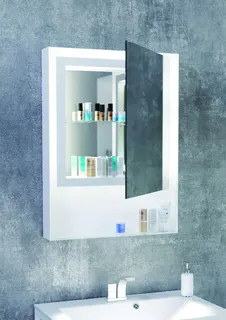 AS Sempre-Spazio LED-Leuchtspiegel Breite 45 x Höhe 80 cm 1-türig – Bild 2