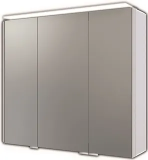 AS ALU-BASIC LED-Spiegelschrank Breite 80 x Höhe 70 cm mit Lichtsegel