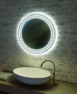 AS Segmenti LED-Leuchtspiegel 90 cm rund – Bild 2