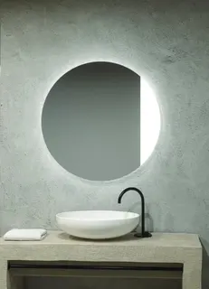 AS Lunata LED-Leuchtspiegel 100 cm rund