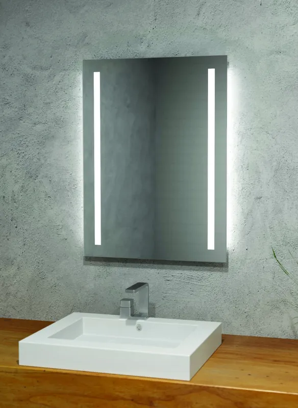 AS Ambiance LED-Leuchtspiegel Breite 80 x Höhe 80 cm