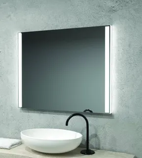 AS Diamant-Duo LED-Leuchtspiegel Breite 130 x Höhe 80 cm