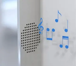 AS Bluetooth-Soundsystem Lautsprecher seitlich im Rahmen, 2 x 3W