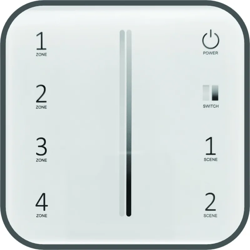 AS LINE Wand-Dimmer, kabellos stufenlos dimmbar, 3000-6000 Kelvin