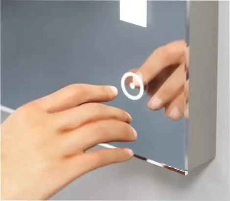 AS BASE-G Touchsymbol im Glas Ein-Aus, stufenlos hell-dunkel