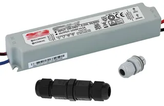 AS 12V-Kabelverbindungssatz inkl. VSG für UP-Ablagen mit LED-Beleuchtung
