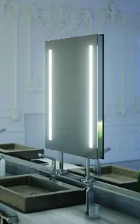 AS Uno Standleuchtspiegel Breite 60 x Höhe 80 cm Bel. beidseitig – Bild 2