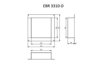 AS Einbaurahmen NASSBEREICH 40,4 x 40,3 x 10 cm – Bild 2