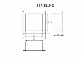 AS Einbaurahmen NASSBEREICH 40,4 x 40,3 x 15 cm – Bild 2