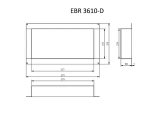 AS Einbaurahmen NASSBEREICH 70,4 x 40,3 x 10 cm – Bild 2