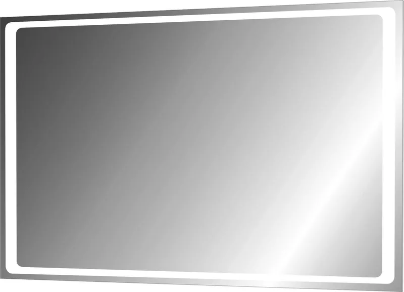 AS Quadro LED-Leuchtspiegel Breite 140 x Höhe 80 cm