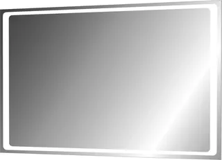 AS Quadro LED-Leuchtspiegel Breite 140 x Höhe 80 cm