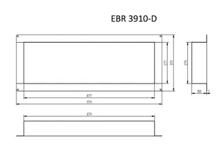 AS Einbaurahmen NASSBEREICH 100,4 x 40,3 x 10 cm – Bild 2