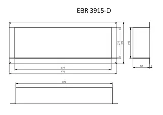 AS Einbaurahmen NASSBEREICH 100,4 x 40,3 x 15 cm – Bild 2