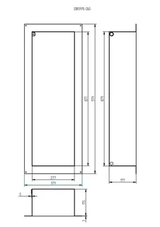 AS Einbaurahmen Regal NASSBEREICH IP 65 100,4 x 40,3 x 17,5 cm – Bild 2