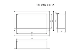 AS Einbaurahmen NASSBEREICH IP 65 70,4 x 40,3 x 15 cm – Bild 2