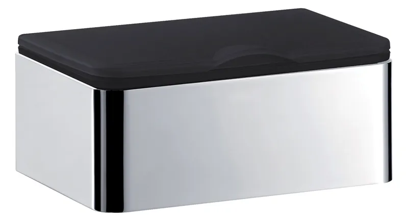 Emco Feuchtpapierhalter system2 00101 156 x 62 x 131 mm chr/schwarz